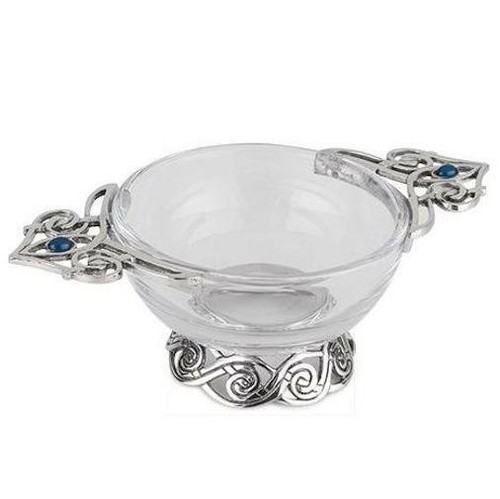 Stunning pewter glass - &, celtic