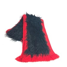 Prada Scarf Bicolor Wool Black