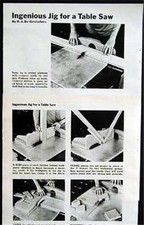 Sliding Table Saw Jig cuts