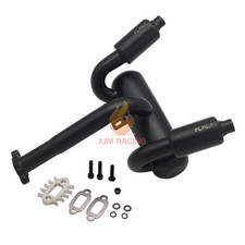 Steel RC TWIN Exhaust Pipe
