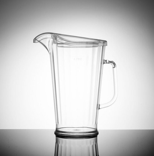 Pint clear polycarbonate jug - 4,