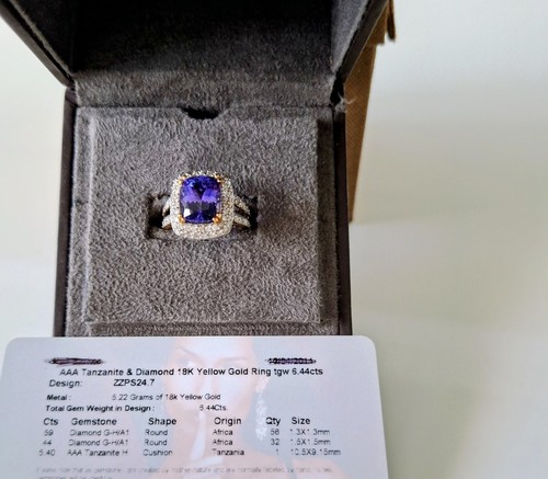 Certified aaa tanzanite and - aaa,