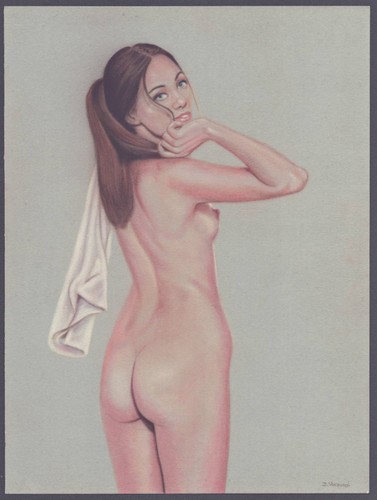 Nude naked - woman, woman