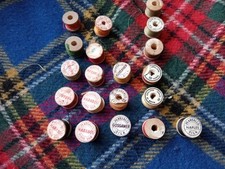 Job Lot 28 Spools Pearsalls Fly Tying Silk.  Gossamer Naples Marabou