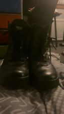 Mens Combat Military Swat Boots Size 8 UK - POLICE WORK SECURITY CADET