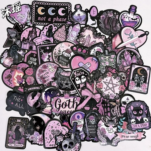 Black pink gothic horror - x,