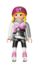 Playmobil Woman Skater with
