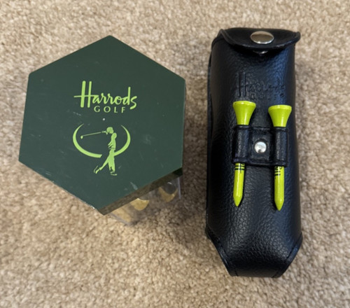 Harrods golf balls - tees,, and