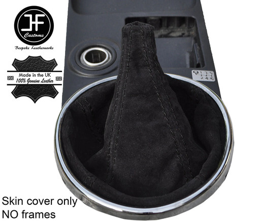 Black stitch real suede manual - real,