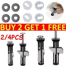 4pcs Toilet Fixing Screws Stainless Steel Toilet Seat Bolts Replacement Toilet