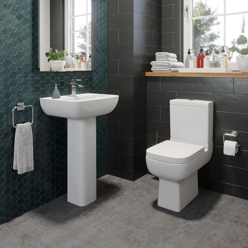 Bathroom cloakroom suite - cloakroom,