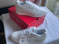 REEBOK GLIDE WHITE & SILVER UK11 US12 EU46 BNIB WITH TAGS SCALLY CHAV