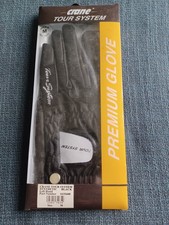 Crane Tour System Synthetic Black Left Handed Golf Glove Size Medium