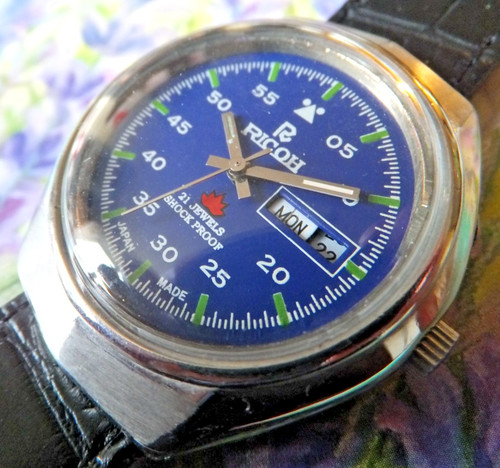 Blue field dial - blue, 1970's