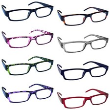 Reading Glasses Mens Womens Lightweight Designer Style UV Reader UVR32