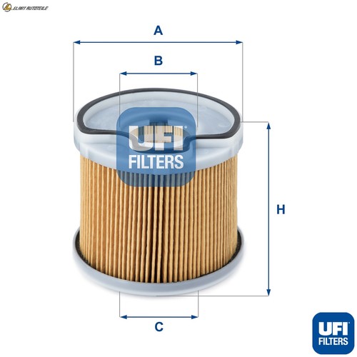 Fuel filter 691 for - for, fiat