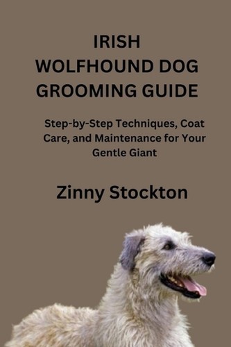 Irish wolfhound dog - dog, grooming