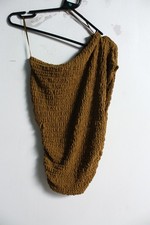 Zara Womens One Shoulder Crepe