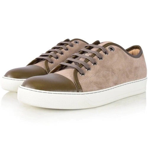 Lanvin men beige suede - lanvin, men's