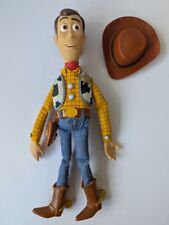 Toy Story Talking Sheriff Woody Thinkway Toys Figure with Hat Great Con