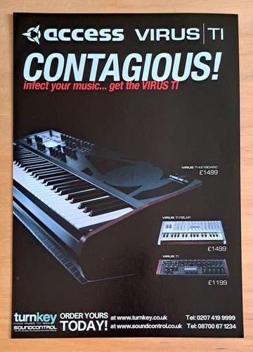 Access virus magazine ad - magazine,
