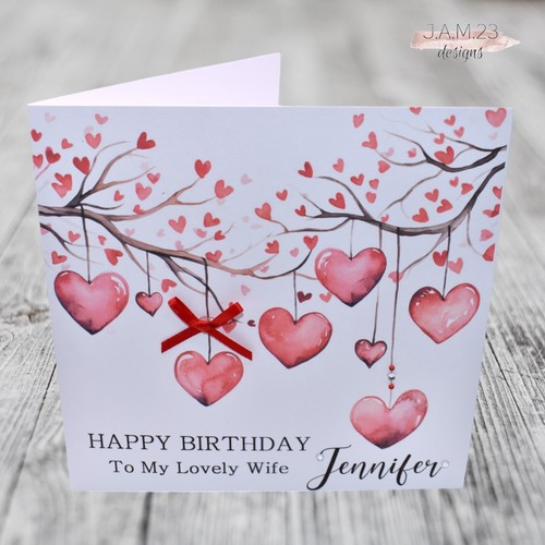 Personalised birthday card - personalised,