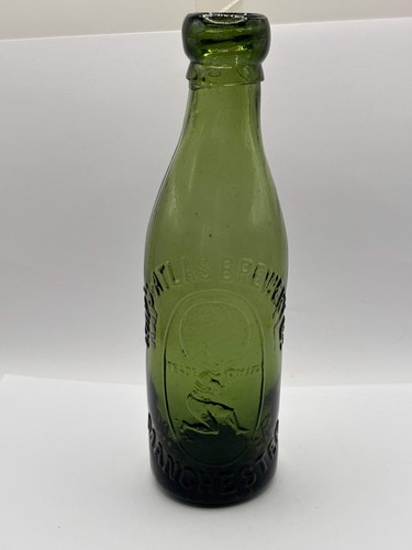 Old pictorial beer bottle