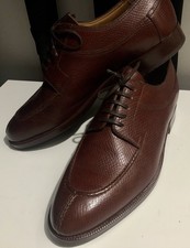 Enzo Bonafe Style 2475 Split Toe Derbies Horween Burgundy Leather UK 8.5
