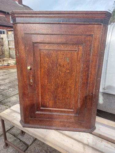 Antique oak corner - oak, cupboard