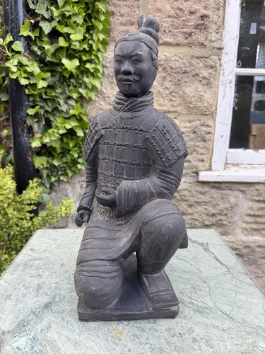 Vintage terracotta warrior - terracotta,