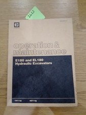Caterpillar CAT E 180 EL 180 Hydraulic Excavator Operation & Excavator