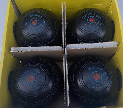 Henselite lawn bowls - set, of
