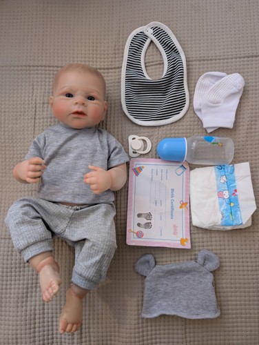 46cm reborn baby doll - baby, elijah