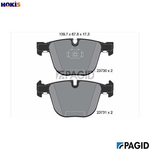 Brake pad set disc - pad,