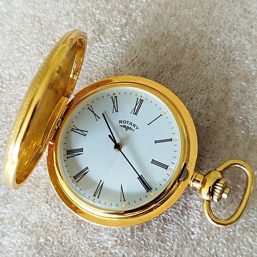 Rotary gold plated full hunter - rotary,