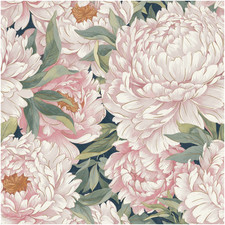 Vinyl Blousy Blooms Pink