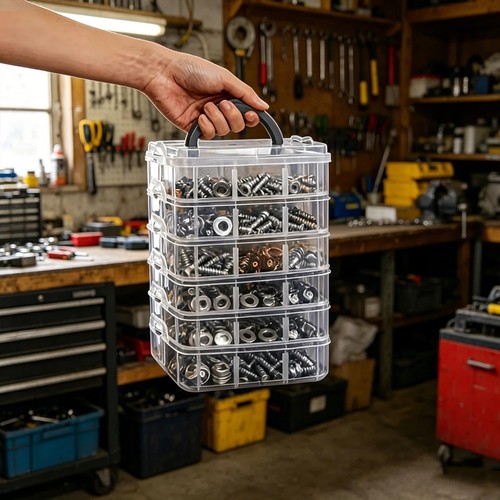 Stackable plastic hardware - stackable,