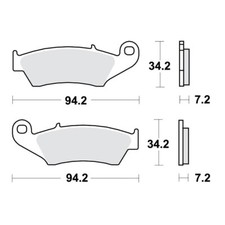 Offroad brake pads - offroad, trw