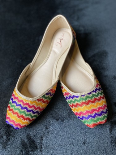 Multi colour zig zag - multi,