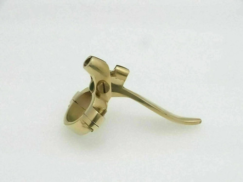 Brass decompressor lever - brass, 7/8"