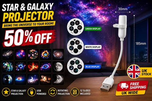 Galaxy projector night - in, 1