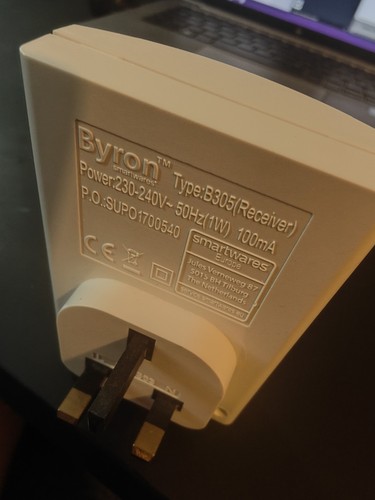 Byron type b305 receiver - byron,
