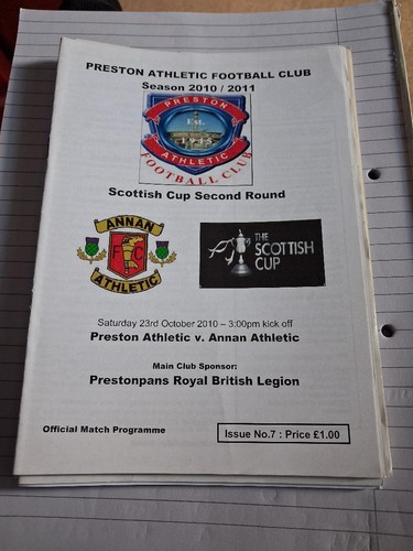 Preston athletic annan - preston,
