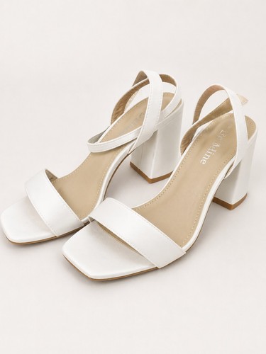 Mine wink ivory satin wide - be,
