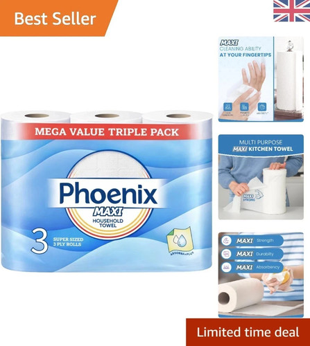 Maxi ply kitchen rolls - ply,