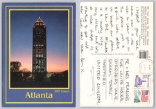 c33953 IBM Tower Atlanta Georgia USA  postcard 1990 stamp