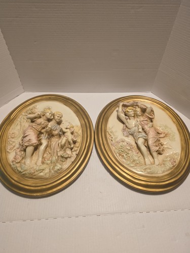 Vtg pair oval - pair, of
