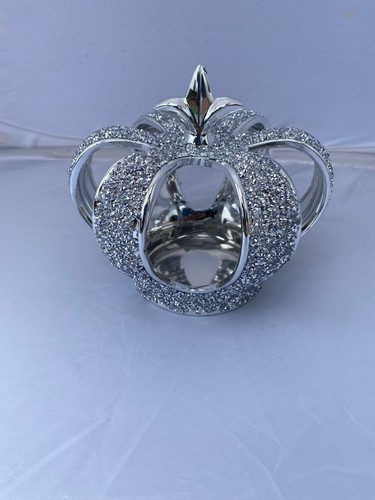 Sparkly bling crushed crown - bling,