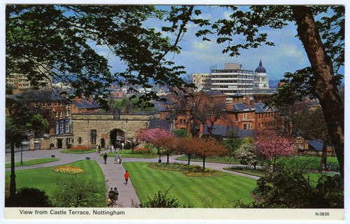 1970s dennis postcard view - postcard,