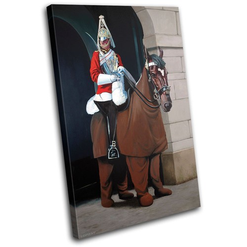Panto horse guard banksy - horse,